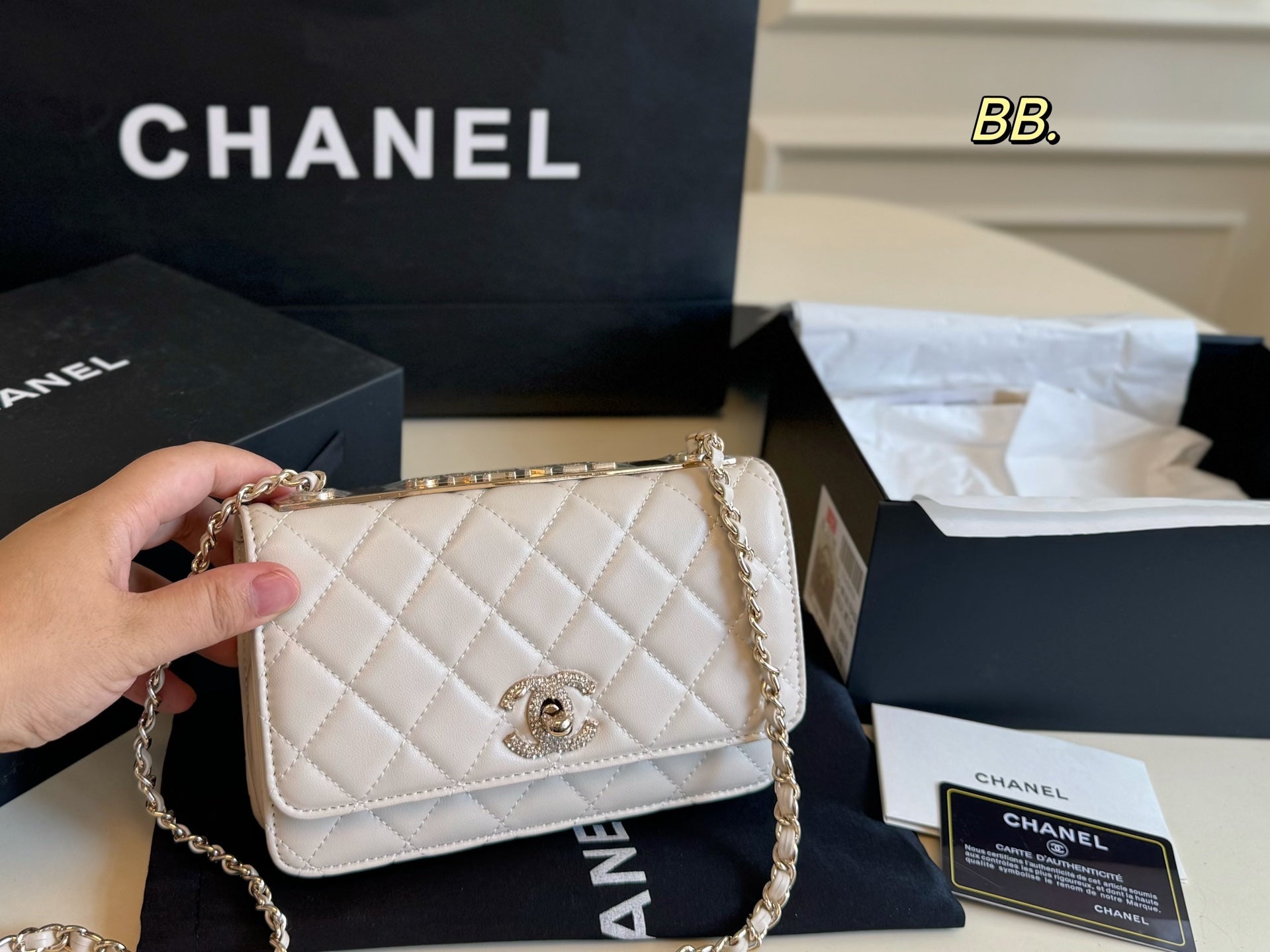 Chanel Diamond-encrusted WOC Chain Bag