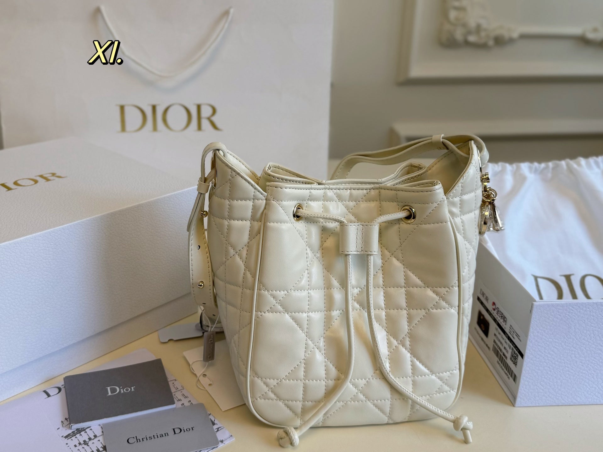 DIOR Motion Drawstring Bag