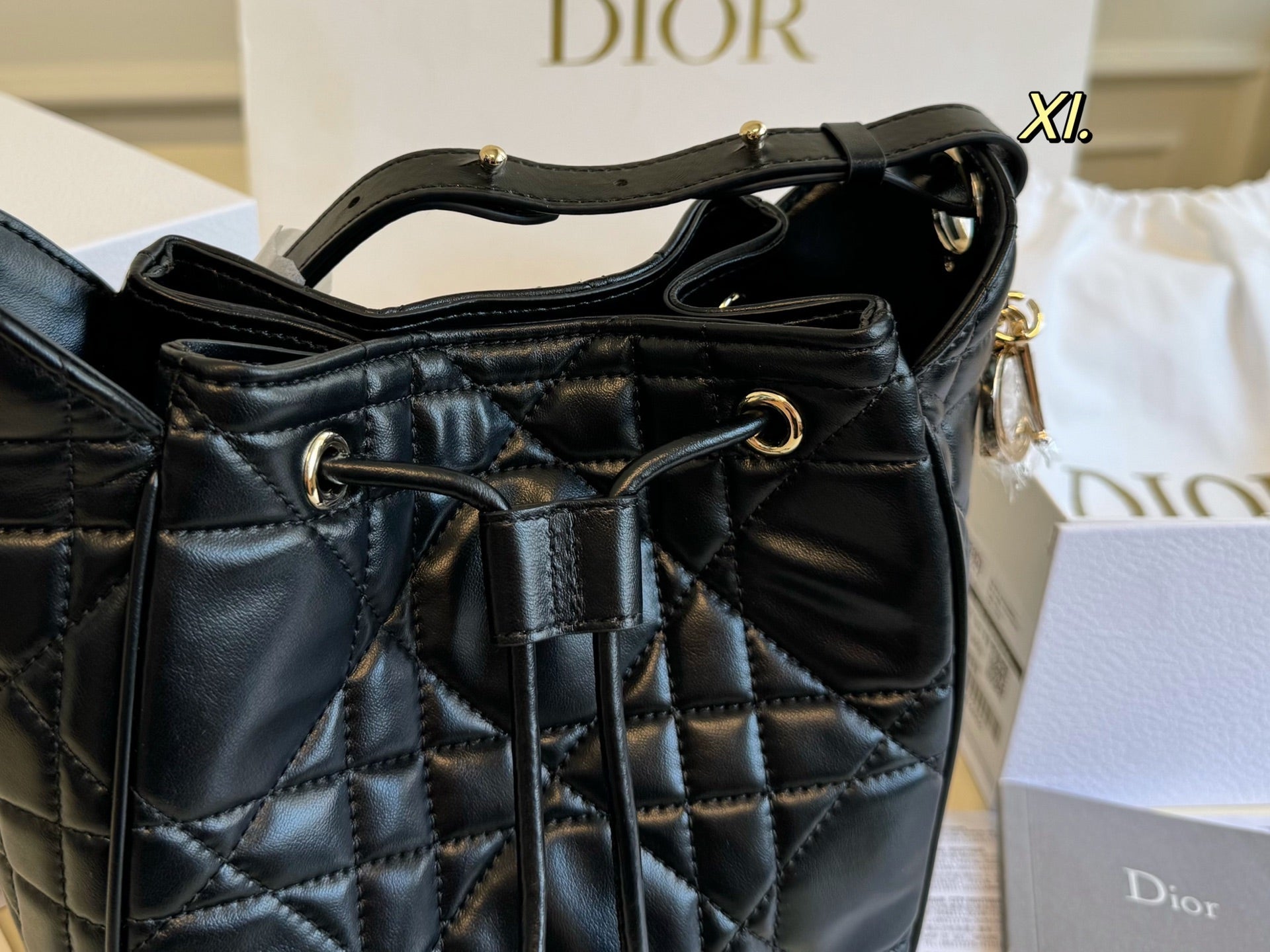 DIOR Motion Drawstring Bag