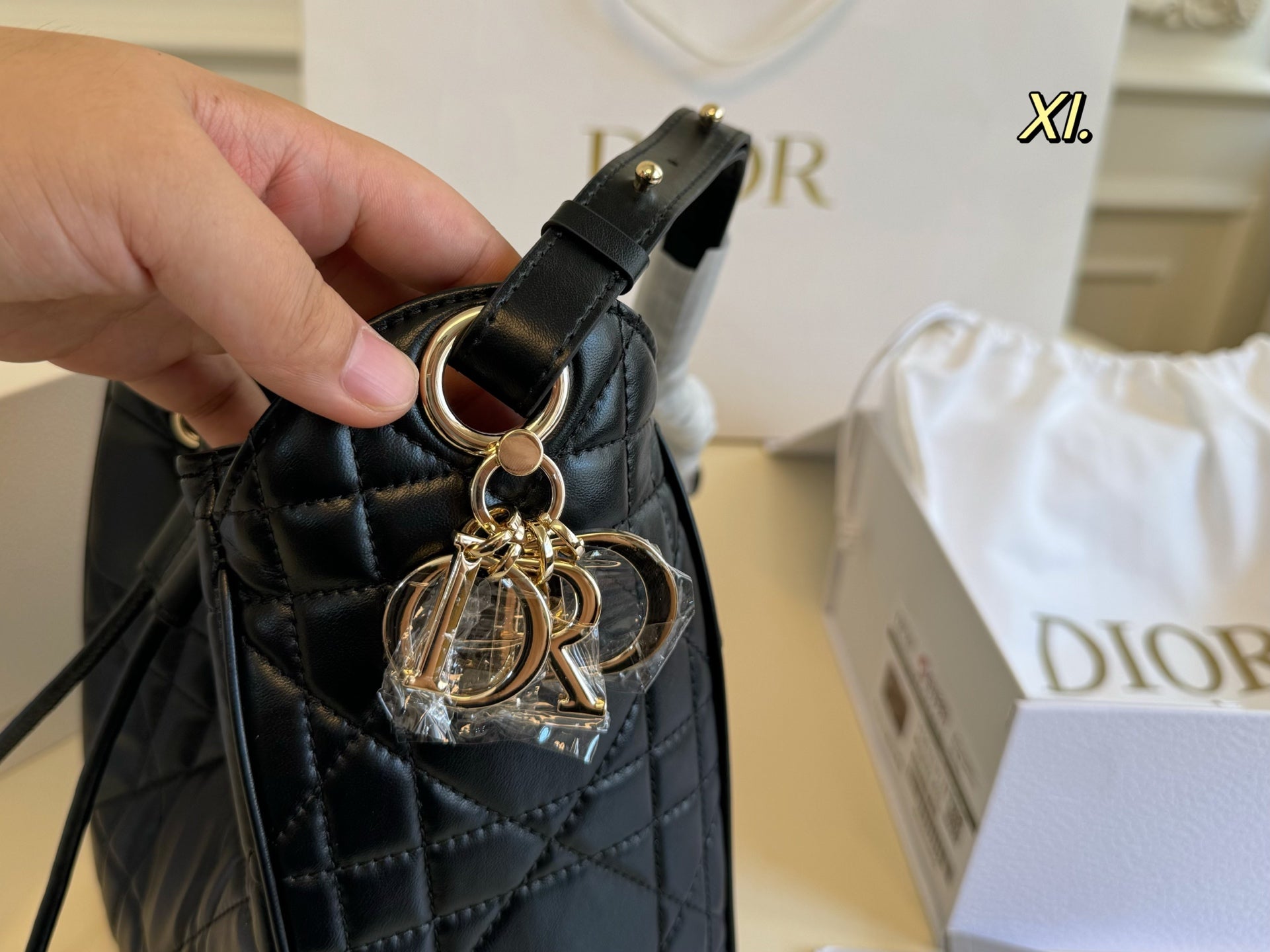DIOR Motion Drawstring Bag