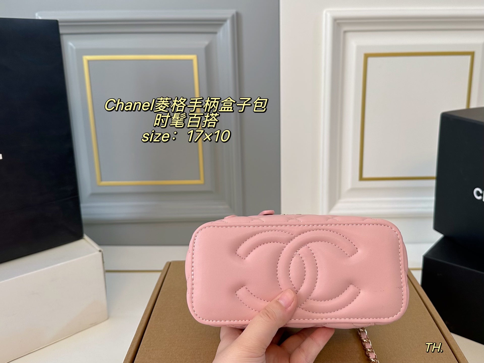 Chanel Quilted Handle Box Bag