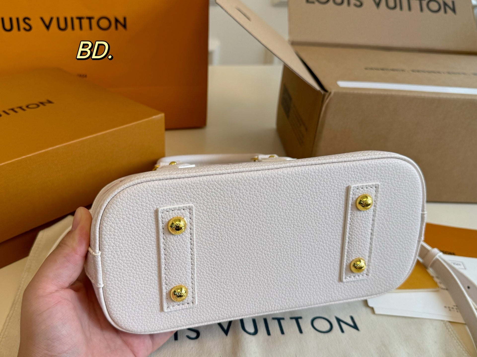 LV Embossed Shell Handbag