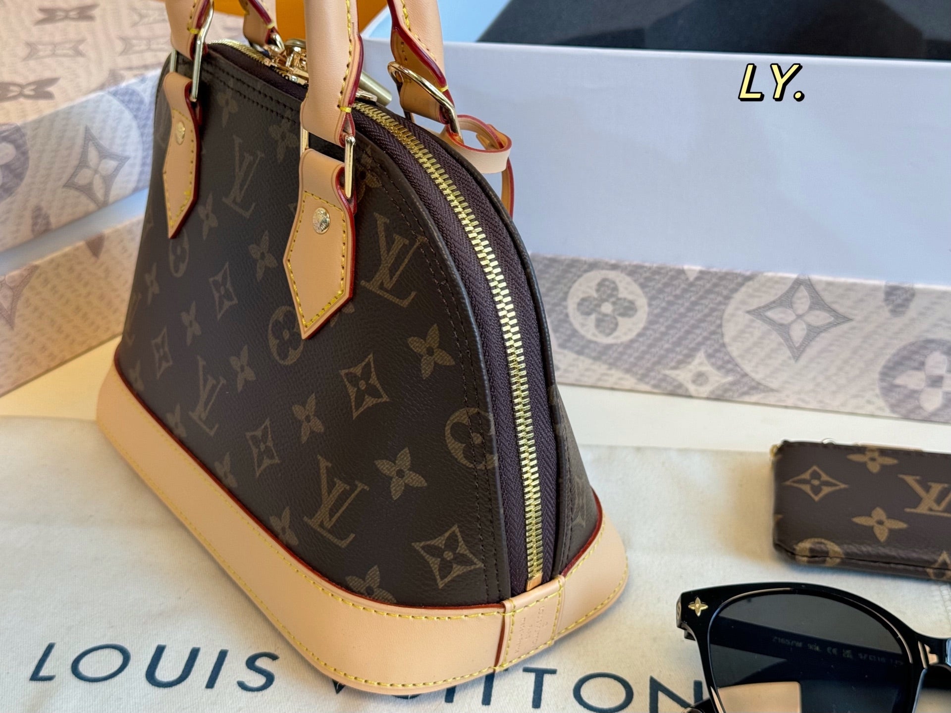 LV nano Alma Shell Bag