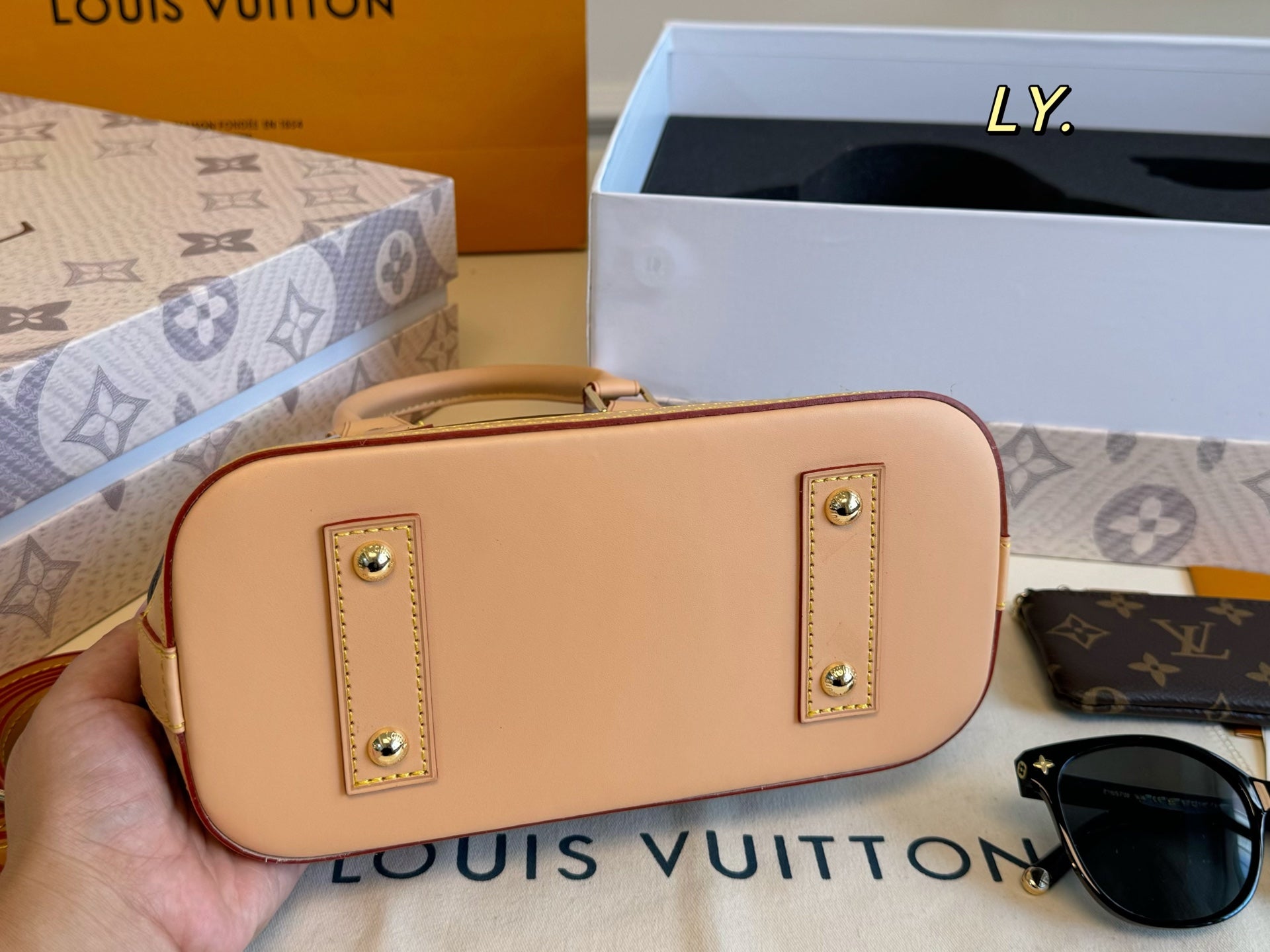LV nano Alma Shell Bag