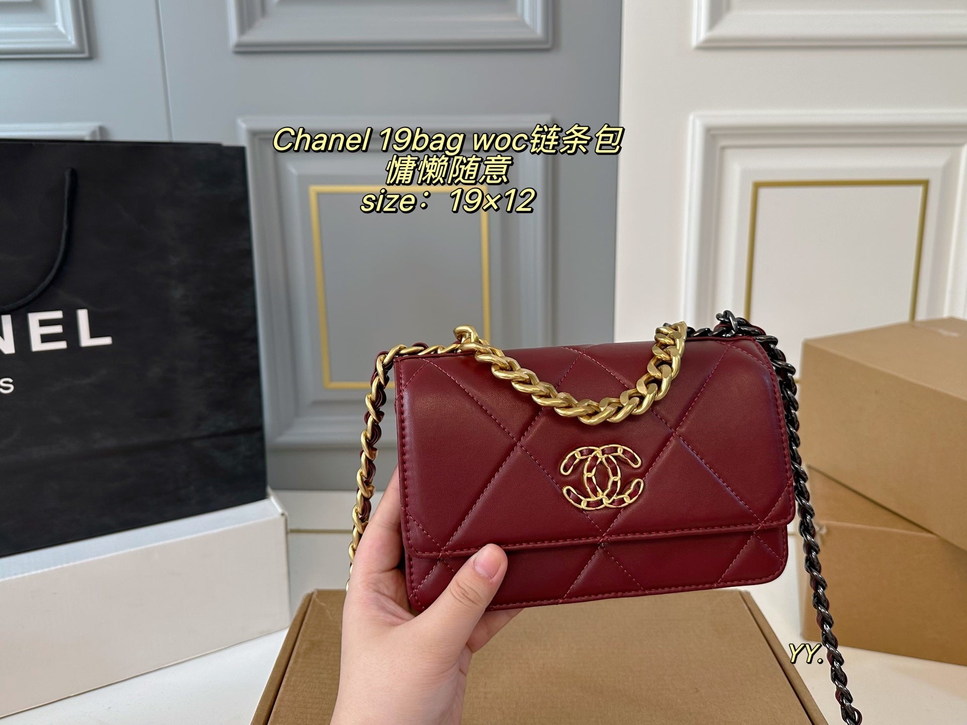 CHANEL 19 woc Chain Bag