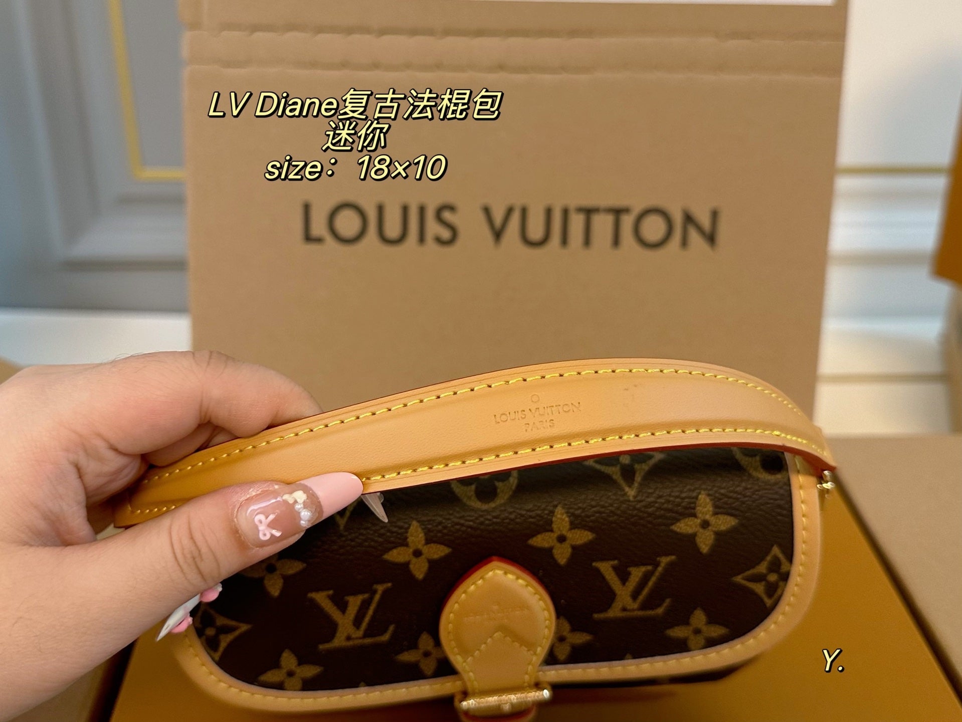 LV Diane mini Vintage baguette bag