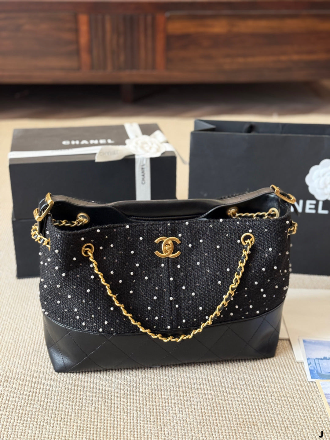 Chanel Pearl Wave Tote Bag