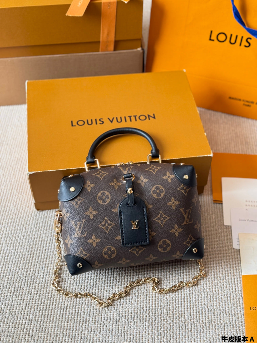 LV Petite Malle Souple Soft Box Bag
