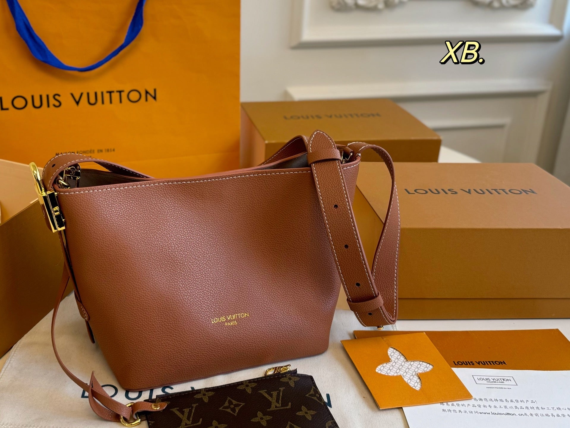 LV Lowkey All in bb Bucket Bag