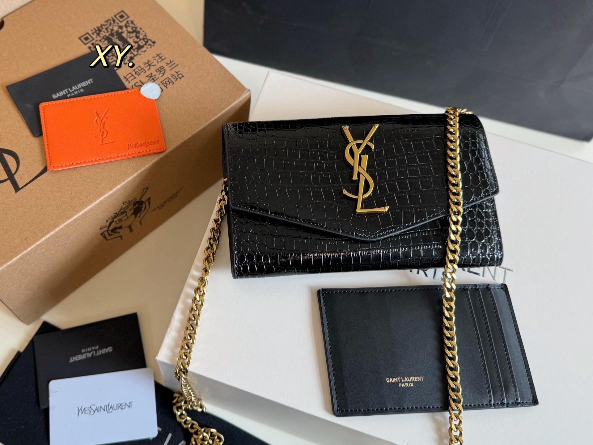 YSL mini Envelope bag