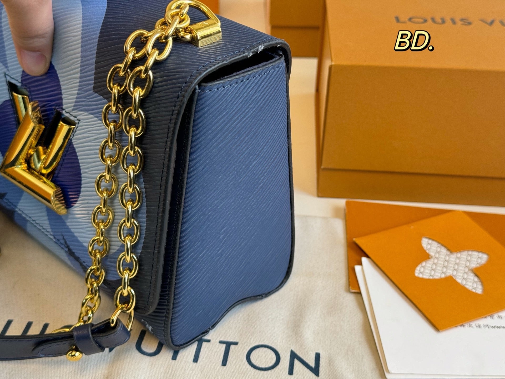 LV Heart Twist Crossbody Handbag