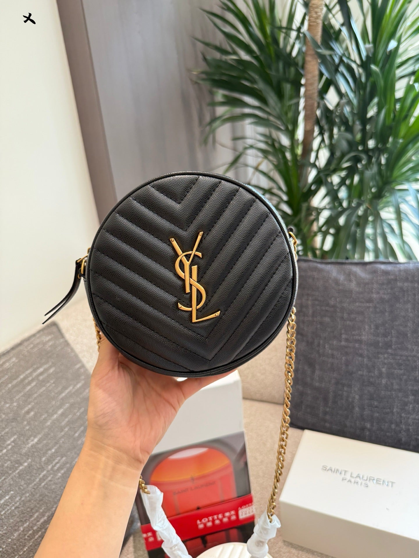 YSL Round cake bag