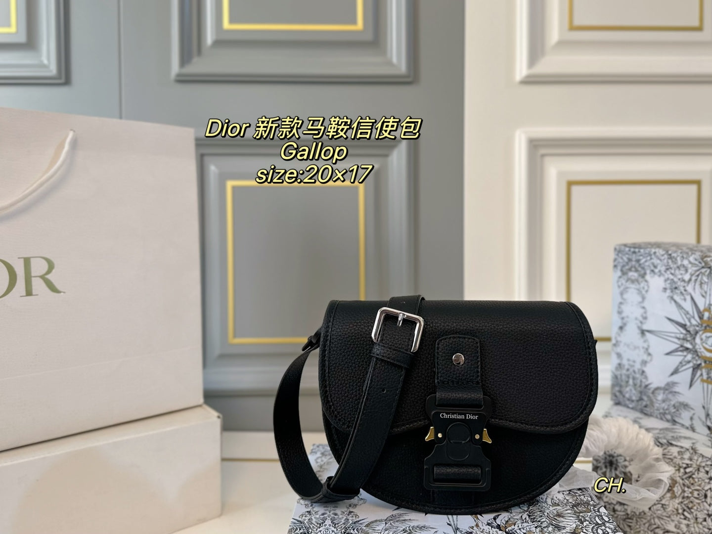 DIOR Gallop Saddle Messenger Bag