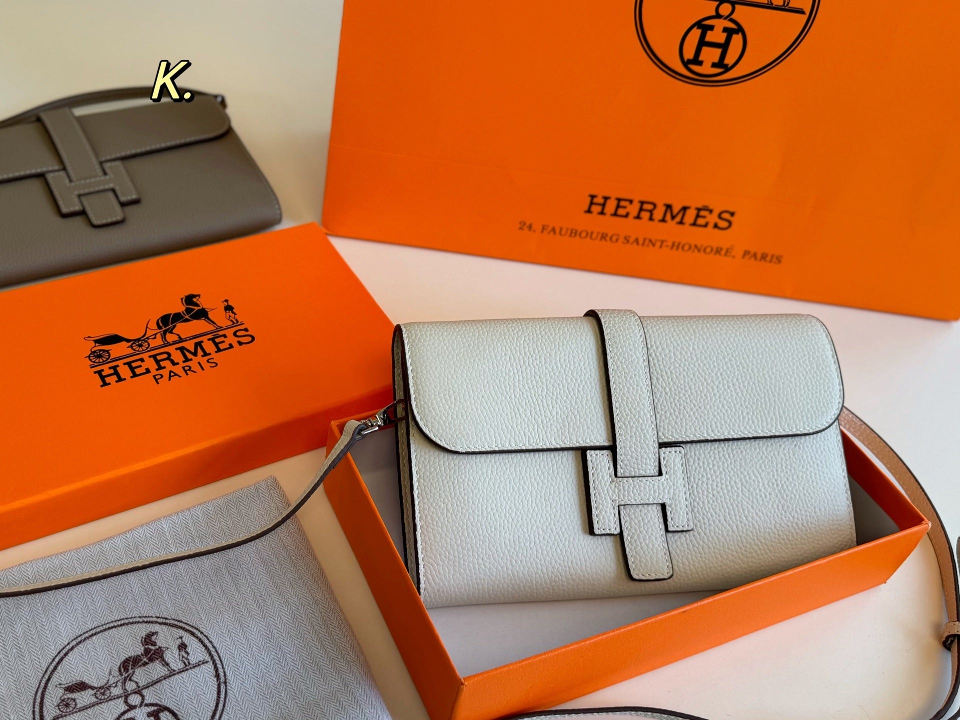 HERMES Jige handbag and crossbody bag