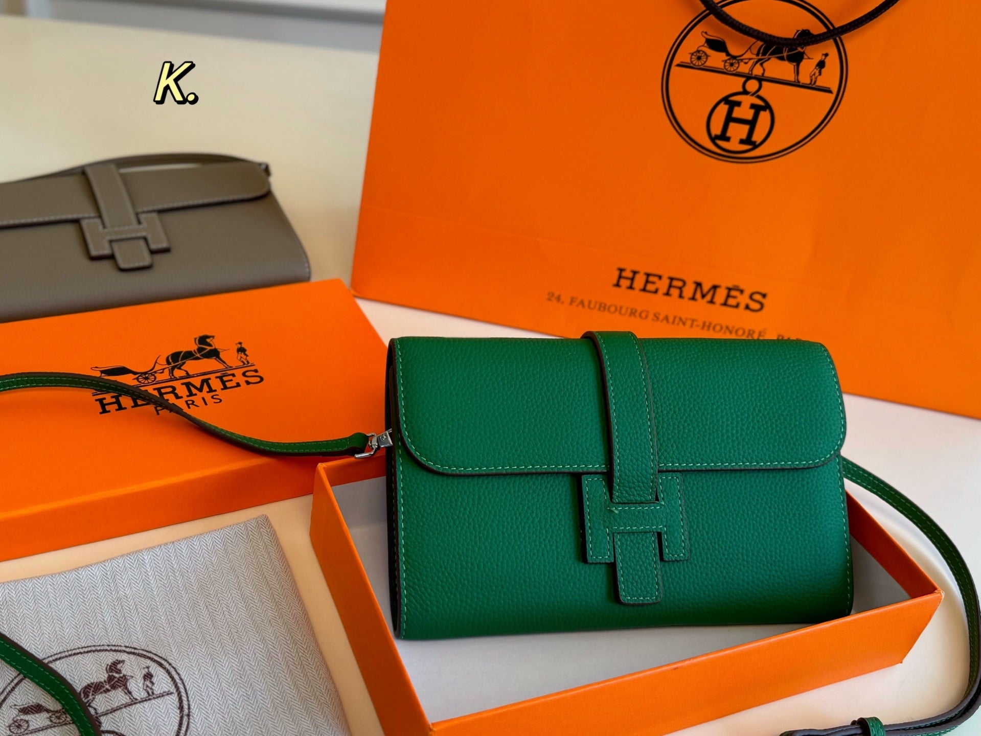 HERMES Jige handbag and crossbody bag