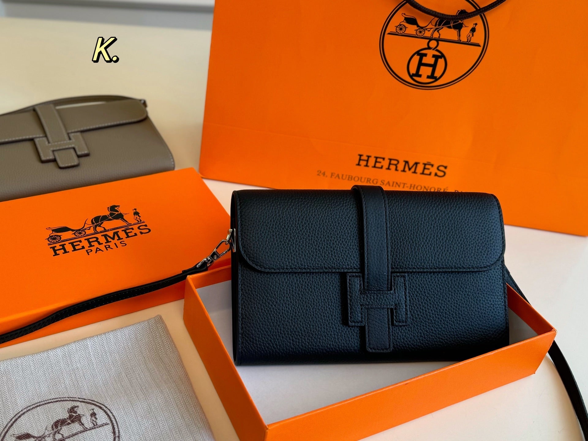 HERMES Jige handbag and crossbody bag