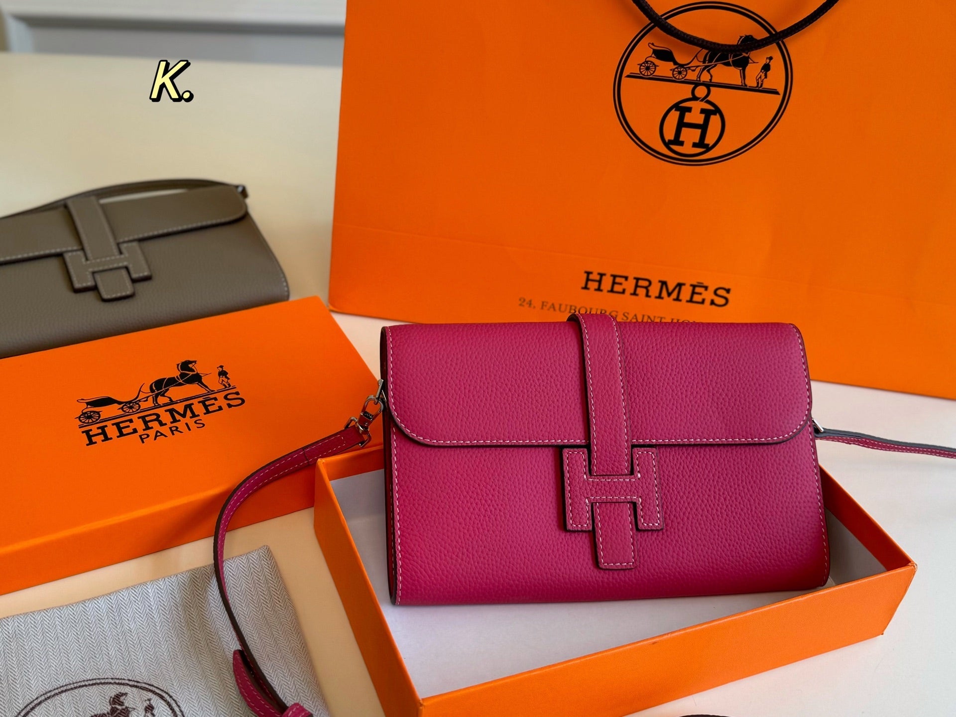 HERMES Jige handbag and crossbody bag