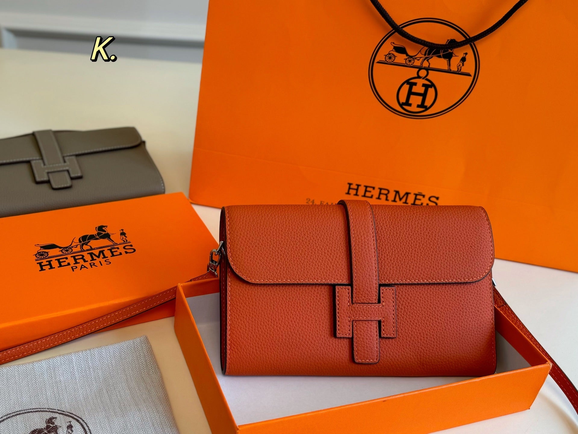 HERMES Jige handbag and crossbody bag