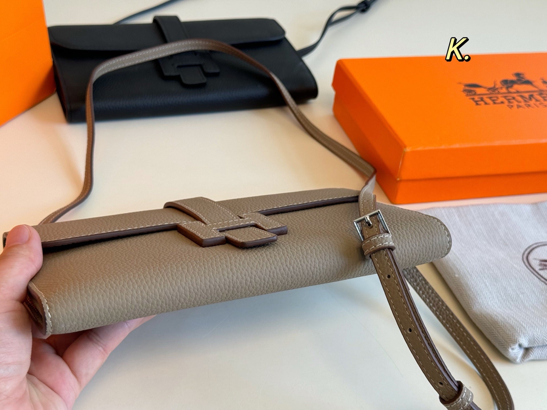 HERMES Jige handbag and crossbody bag