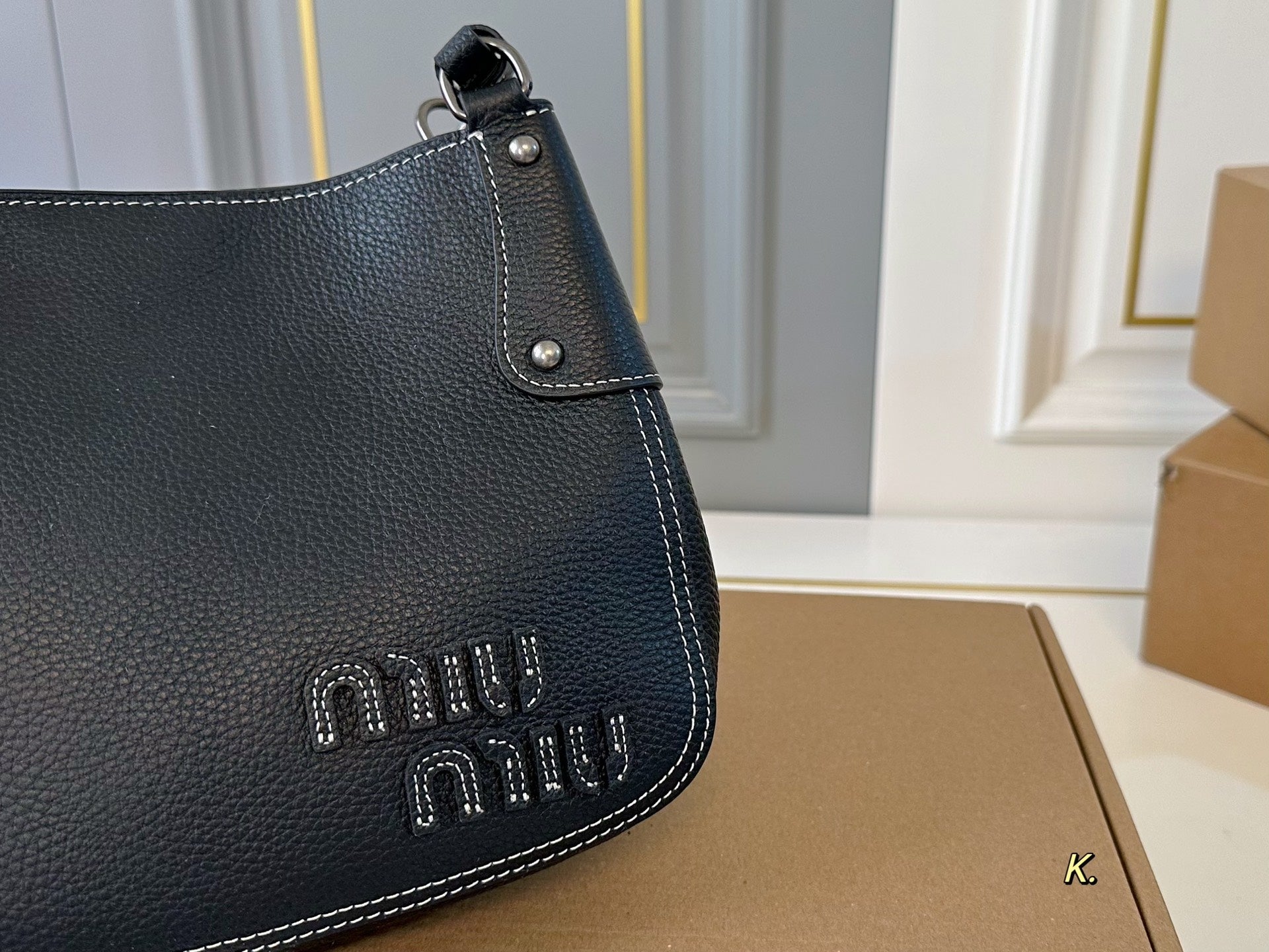 MiuMiu Hemp Rope Vintage Tote Bag