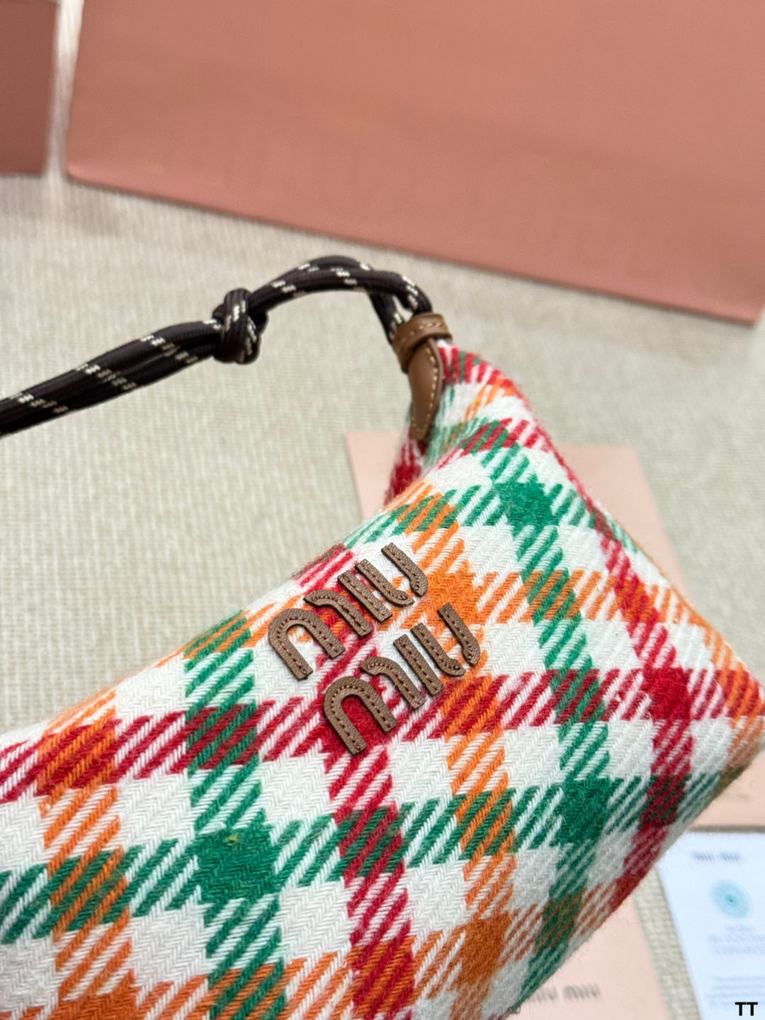 MiuMiu Woolen Lunch Box Bag