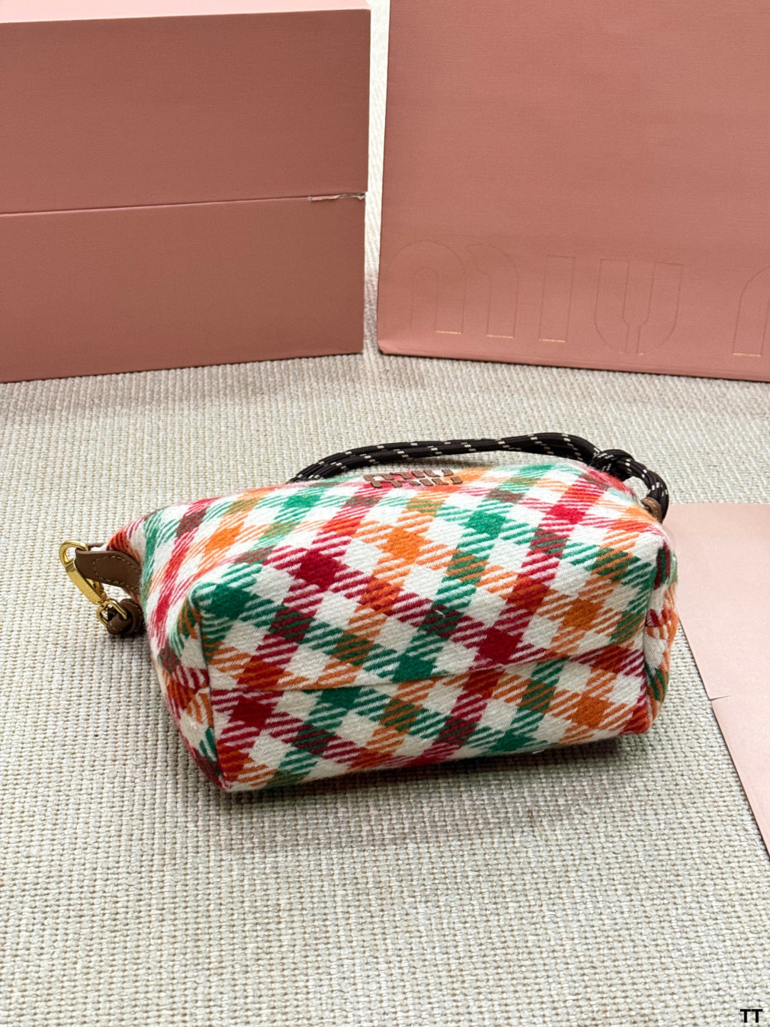 MiuMiu Woolen Lunch Box Bag
