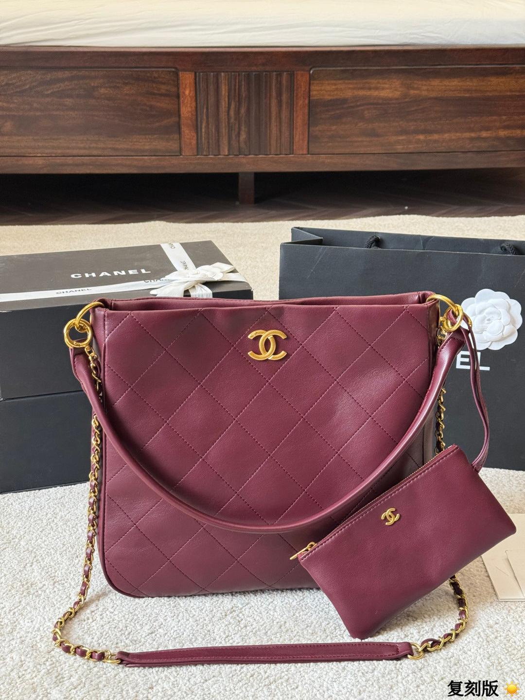 Chanel 23A Hobo Shoulder Bag