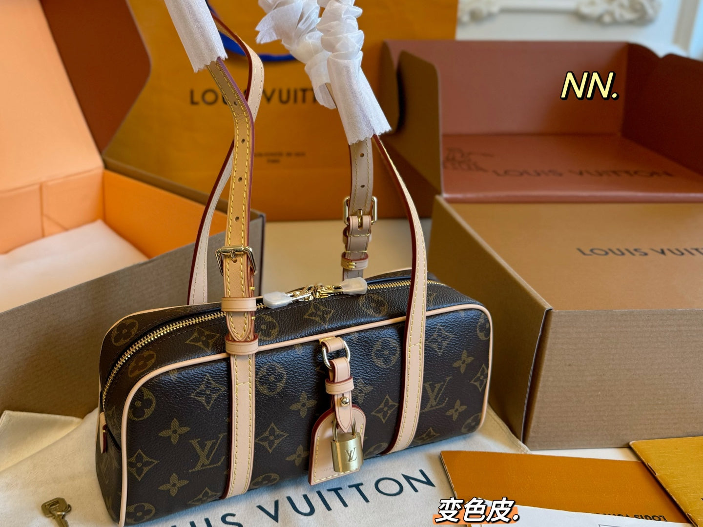 LV hang on bowler's bag