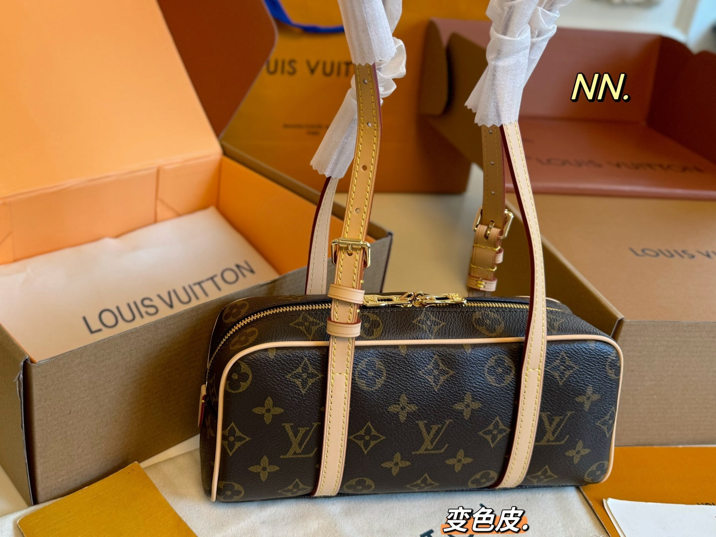 LV hang on bowler's bag