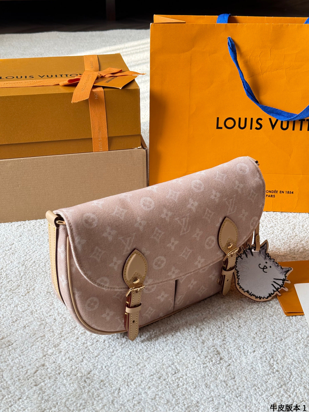 LV ESCAPE Meowgram crossbody bag