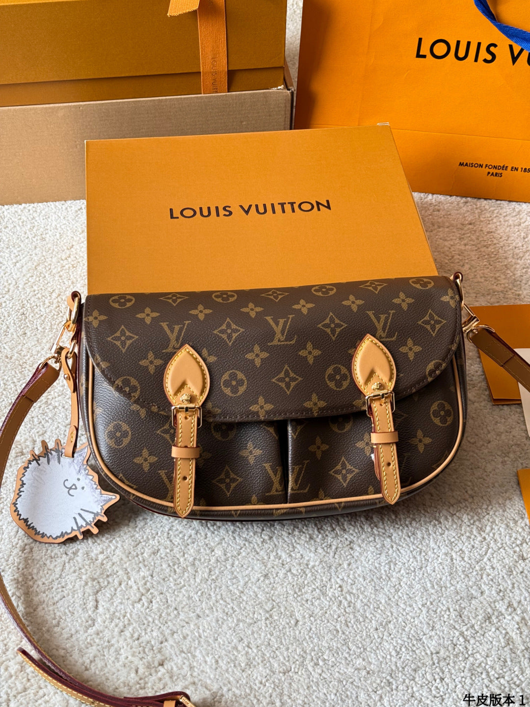 LV ESCAPE Meowgram crossbody bag