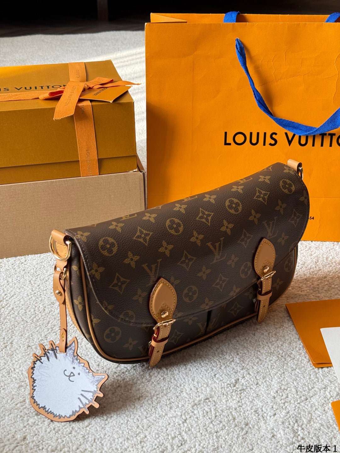 LV ESCAPE Meowgram crossbody bag