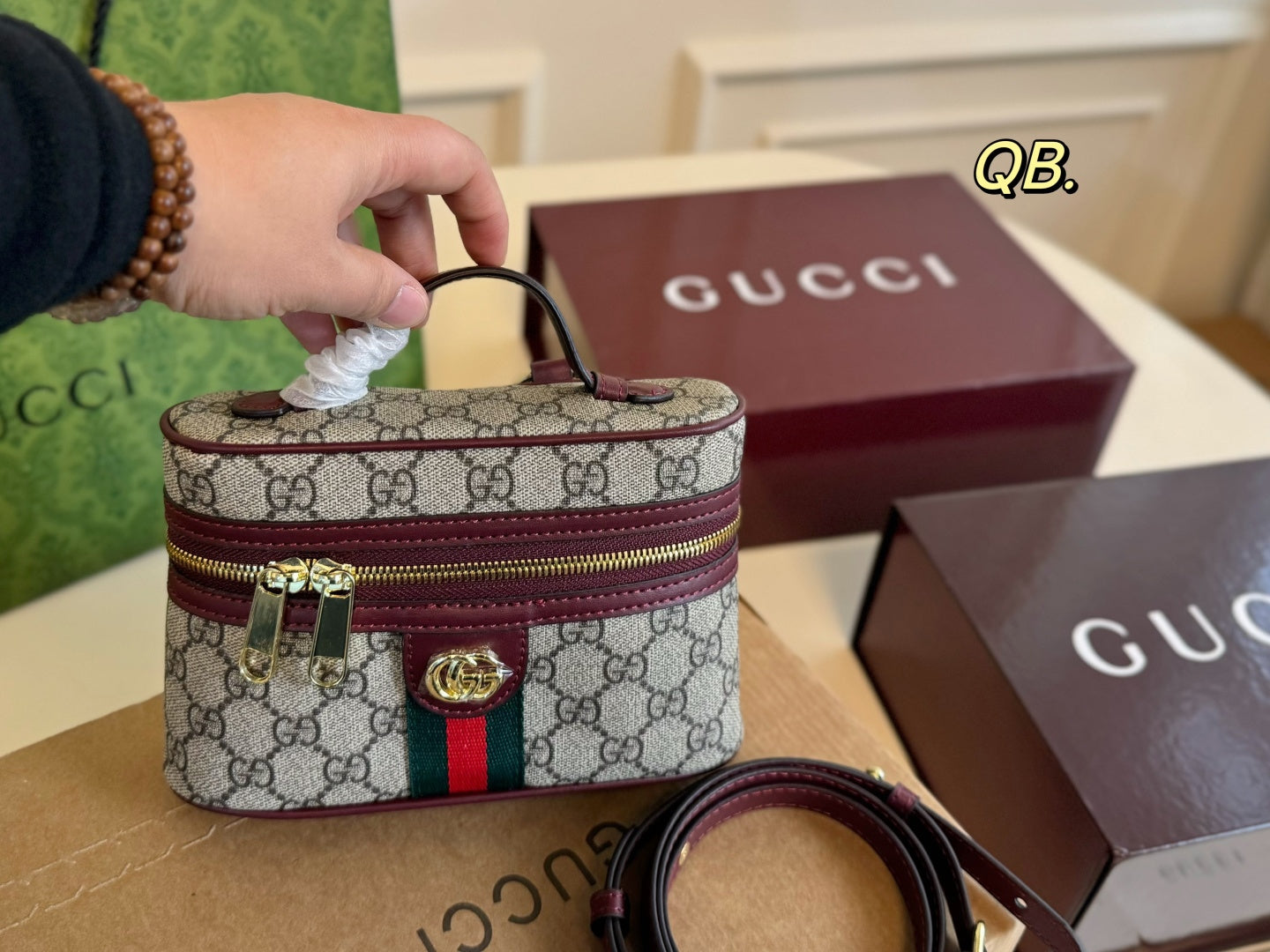 Gucci Handheld Makeup Bag