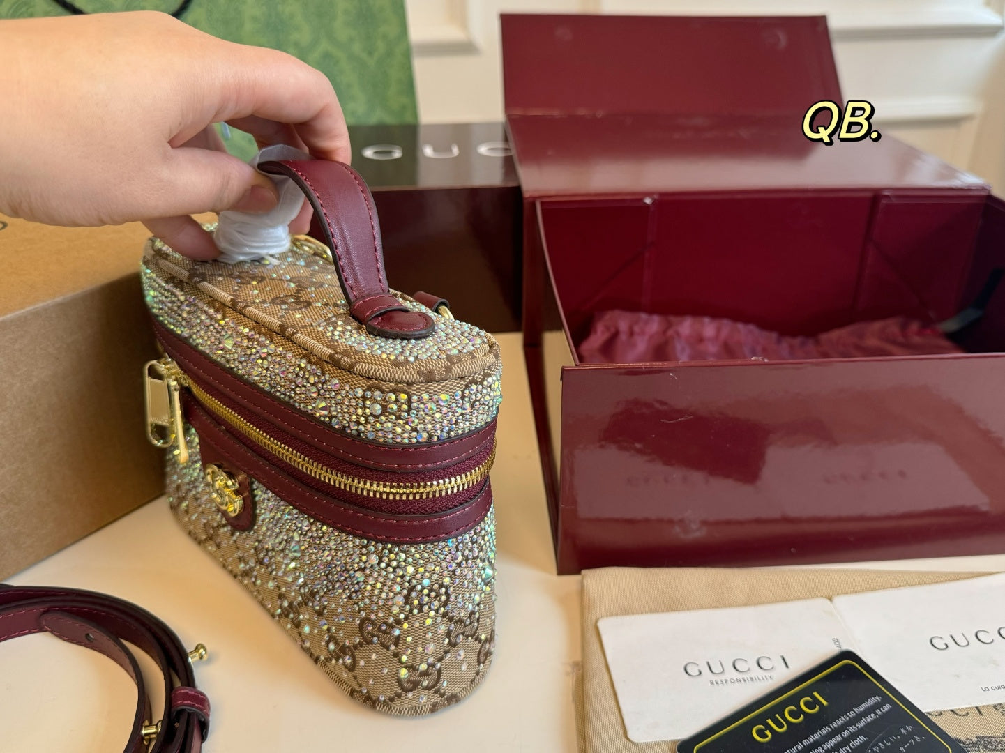 Gucci Handheld Makeup Bag