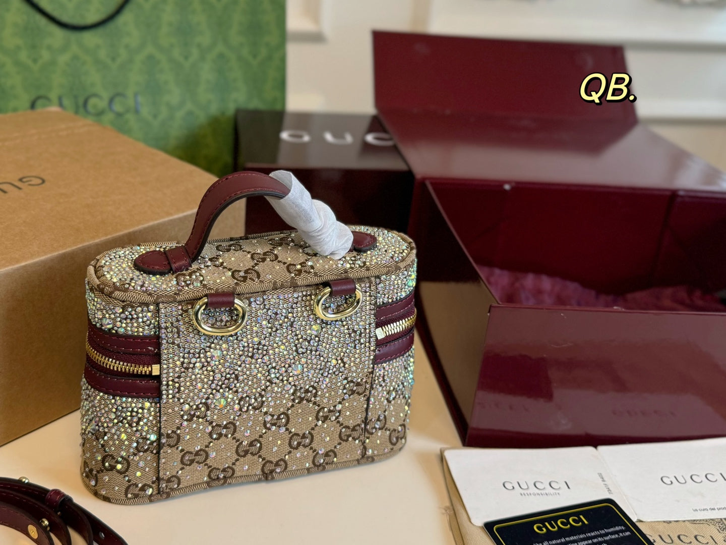 Gucci Handheld Makeup Bag