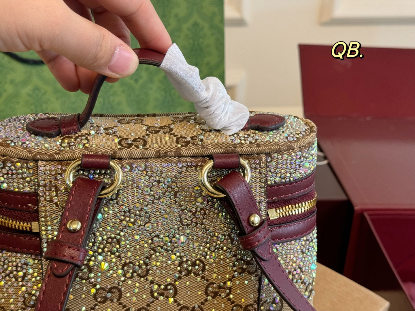 Gucci Handheld Makeup Bag