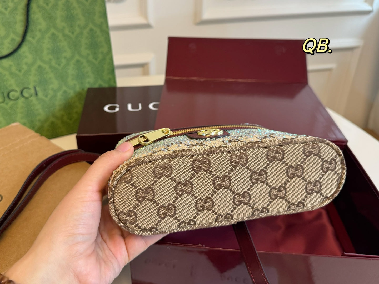 Gucci Handheld Makeup Bag