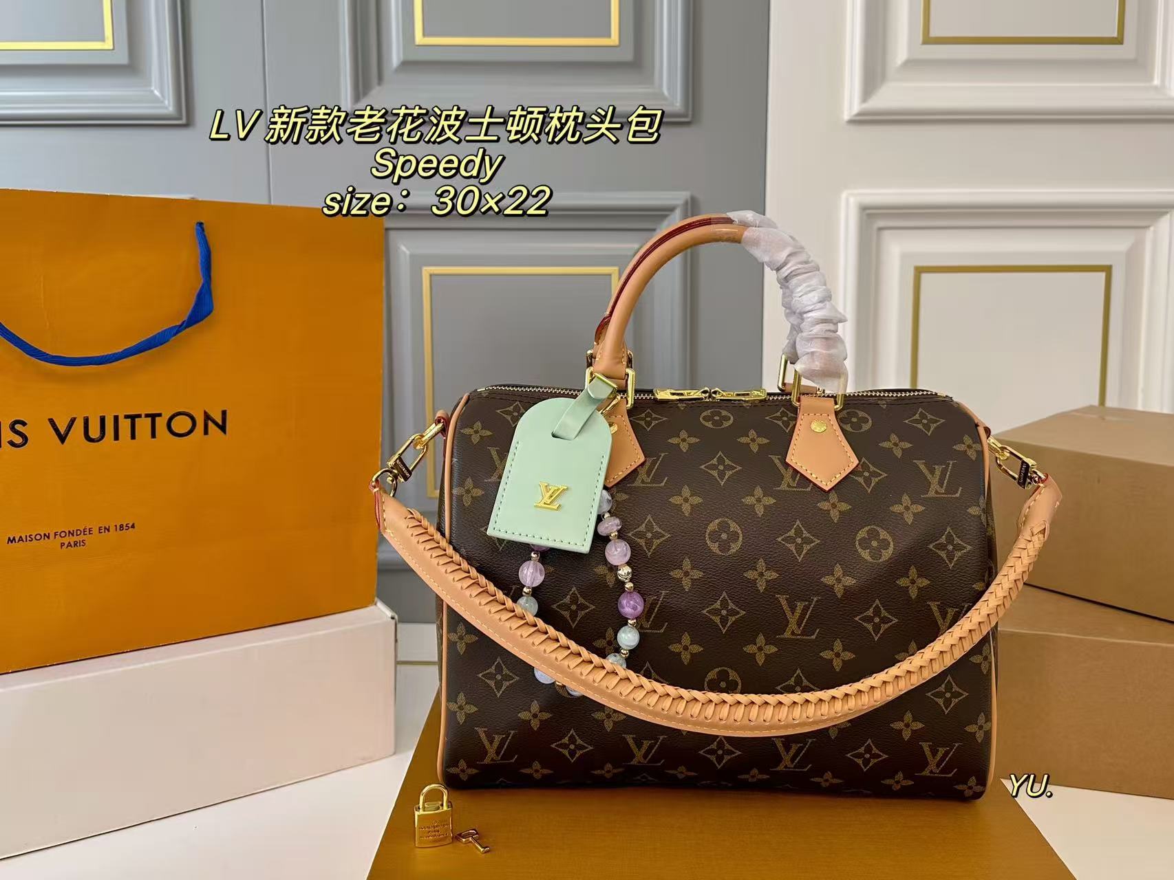 LV Speedy Boston Pillow Bag