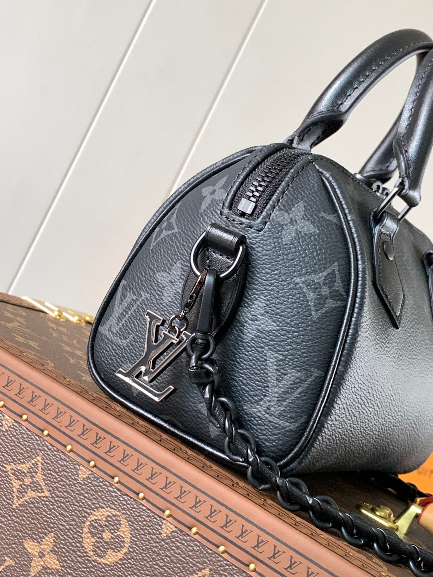 1:1 Replica LV Black Knight Pillow Bag