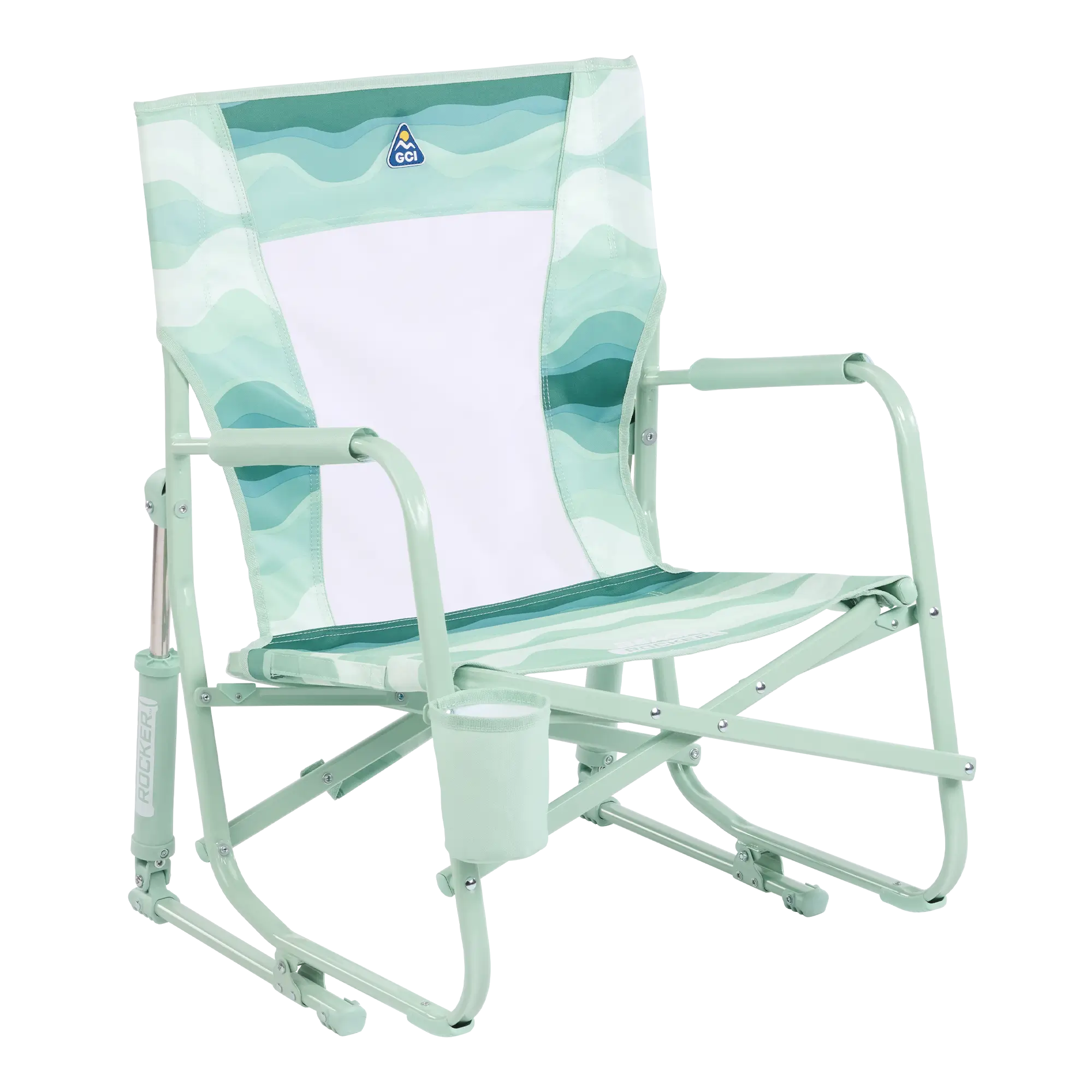 Beach Rocker, Green Beach Wave, Front