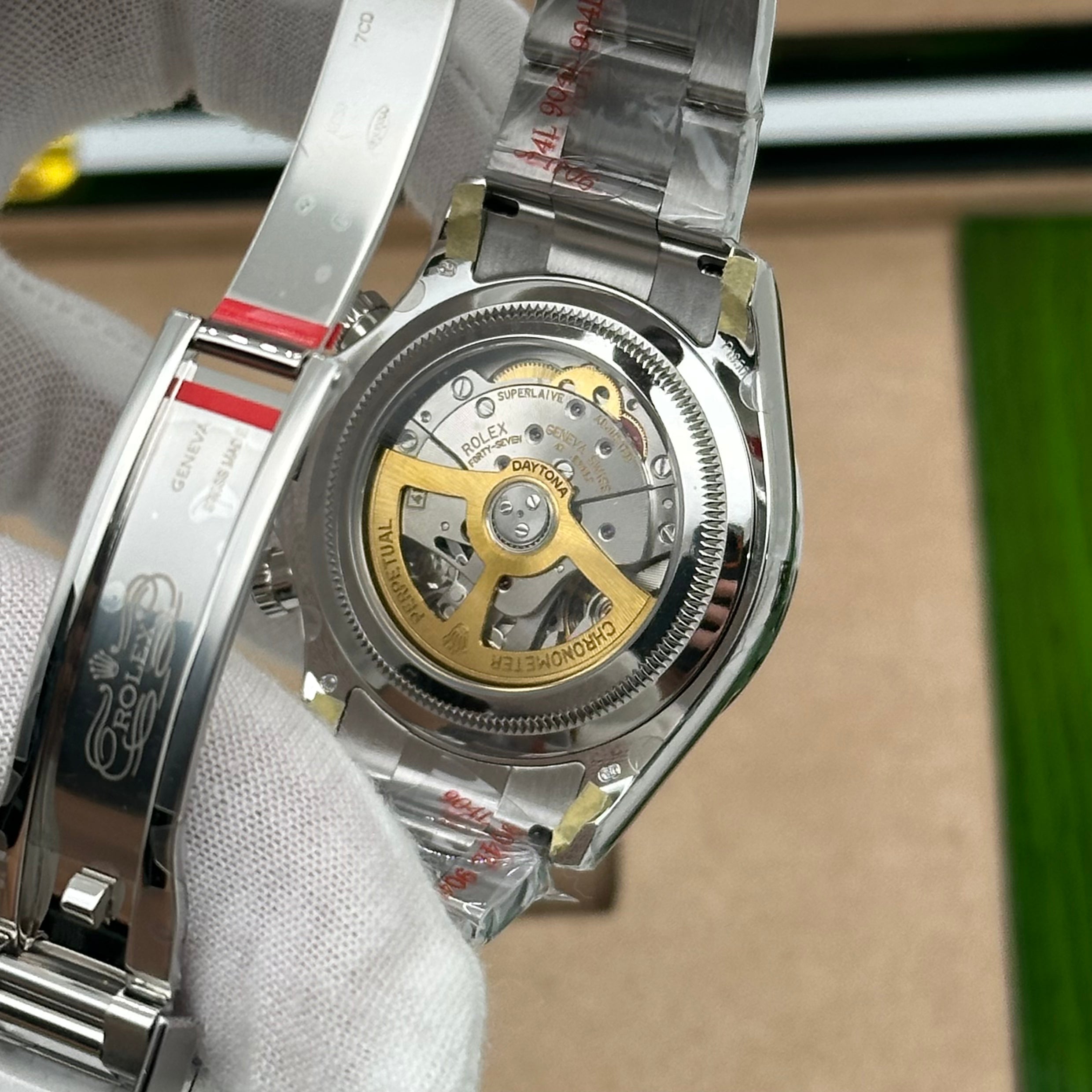 Rolex Cosmograph Daytona “Ice Blue Dial” Platinum with Open Caseback