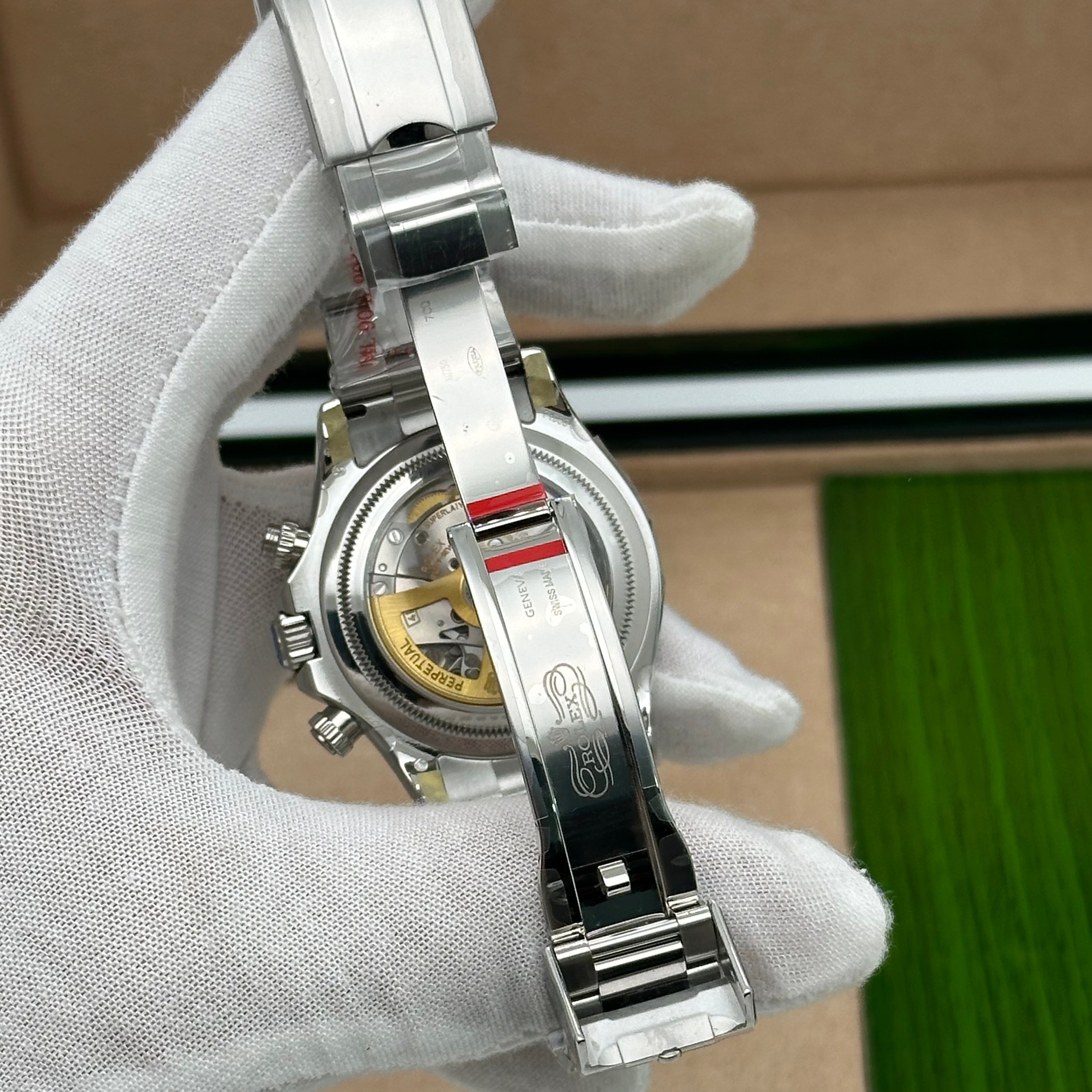 Rolex Cosmograph Daytona “Ice Blue Dial” Platinum with Open Caseback