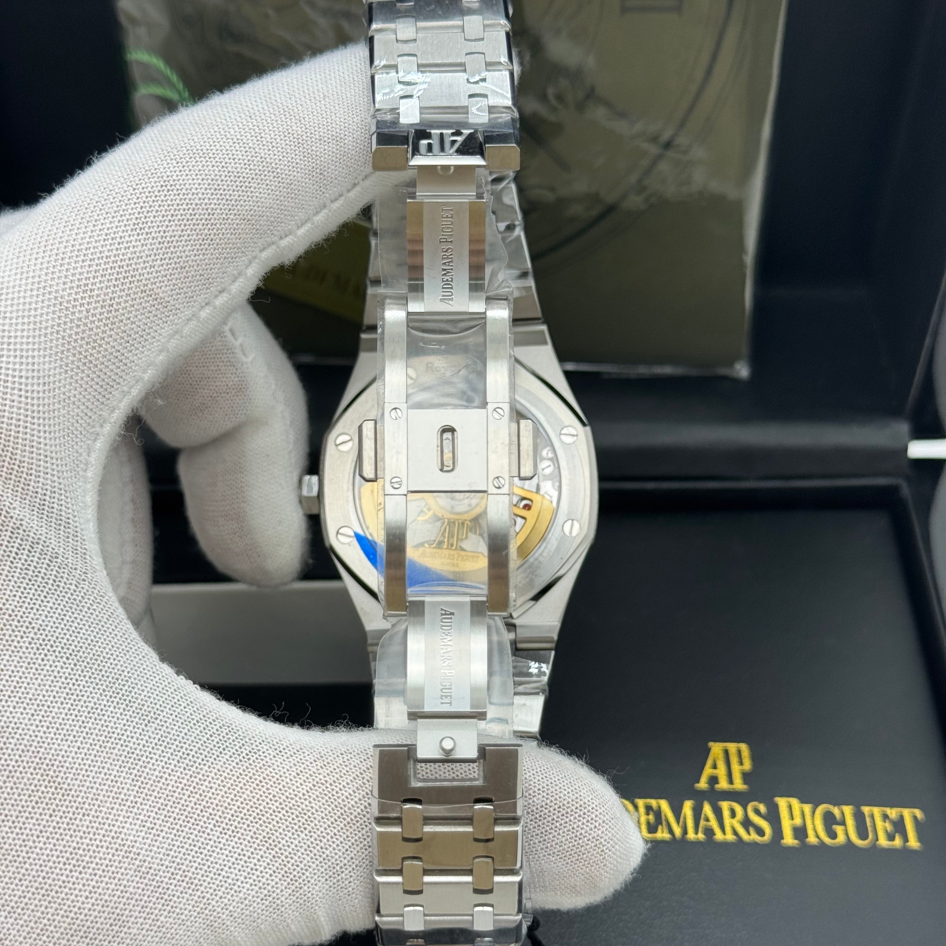 Audemars Piguet Royal Oak 41MM Steel Black Dial Men's Watch