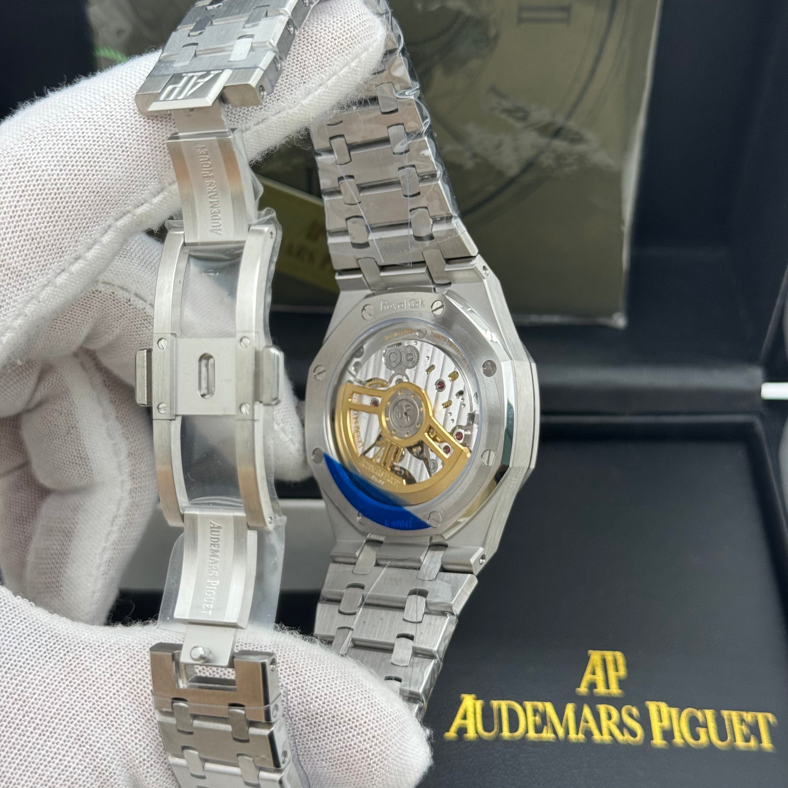 Audemars Piguet Royal Oak 41MM Steel Black Dial Men's Watch