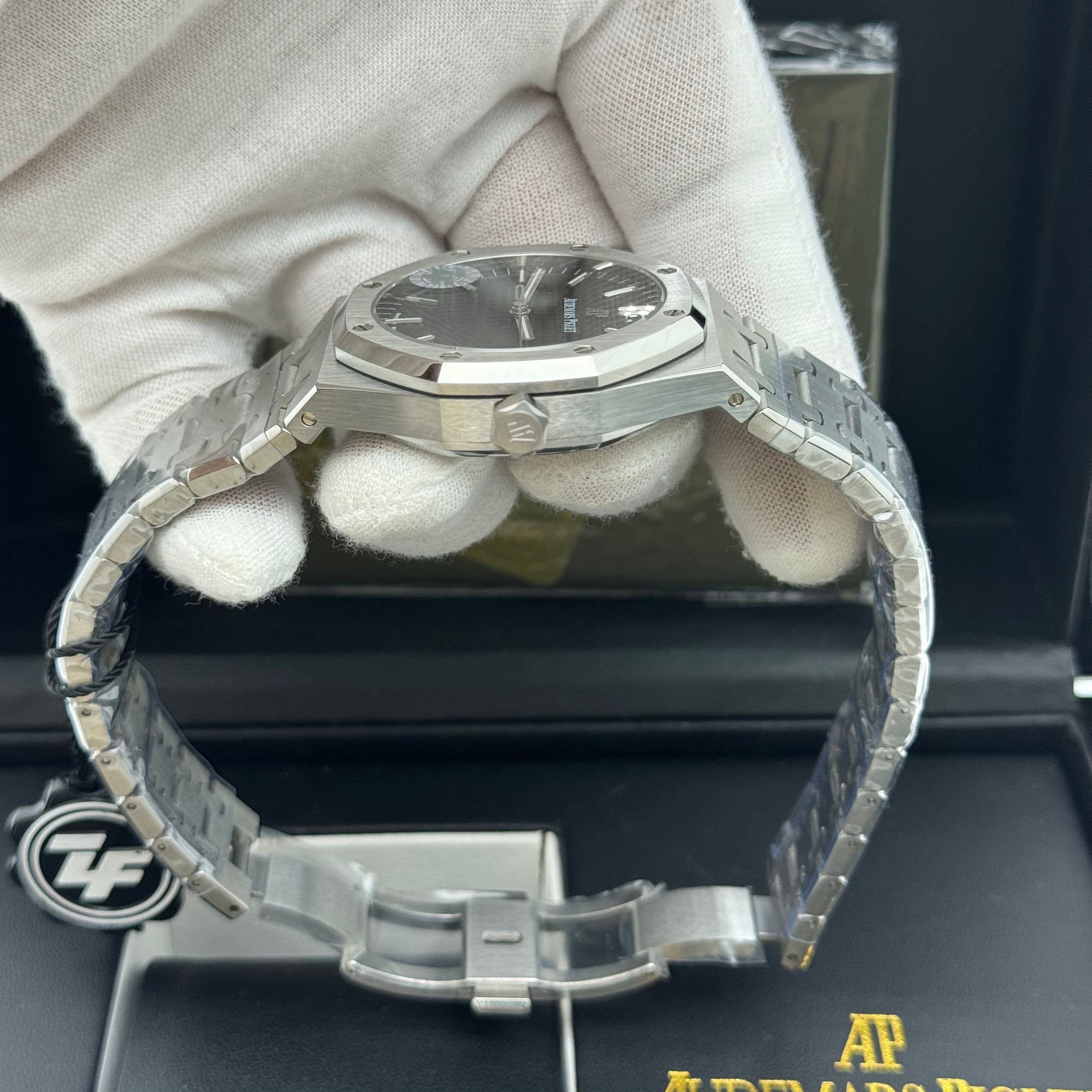 Audemars Piguet Royal Oak 41MM Steel Black Dial Men's Watch