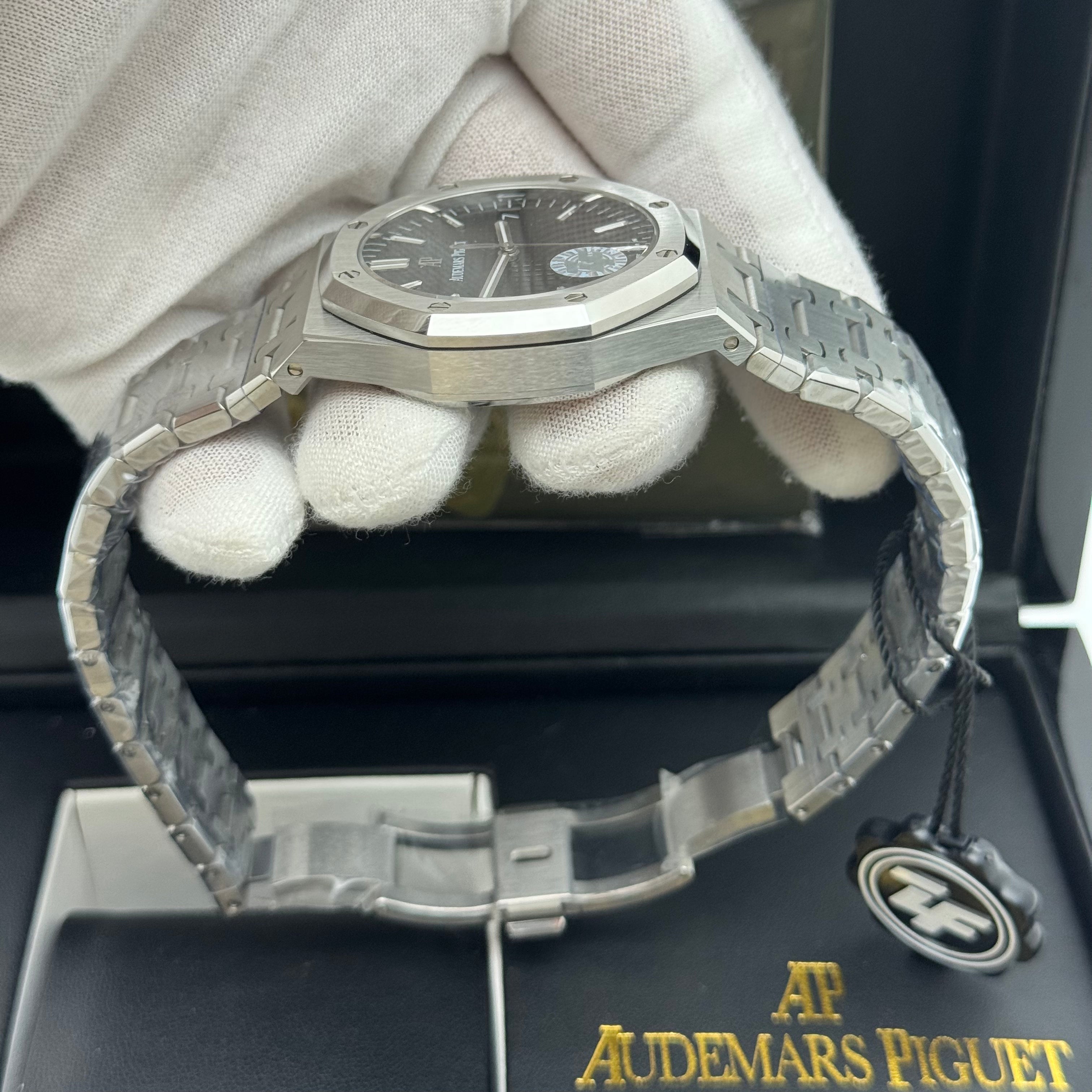 Audemars Piguet Royal Oak 41MM Steel Black Dial Men's Watch