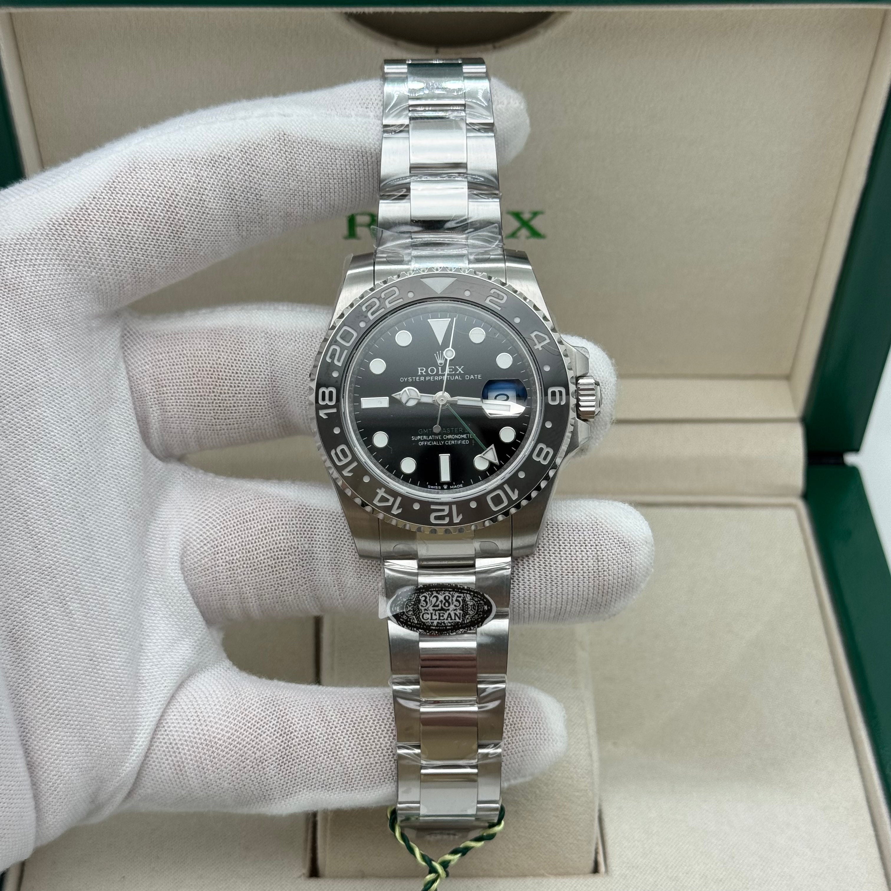 Rolex GMT-Master | Black Dial black Ceramic Bezel Oyster Bracelet 40MM