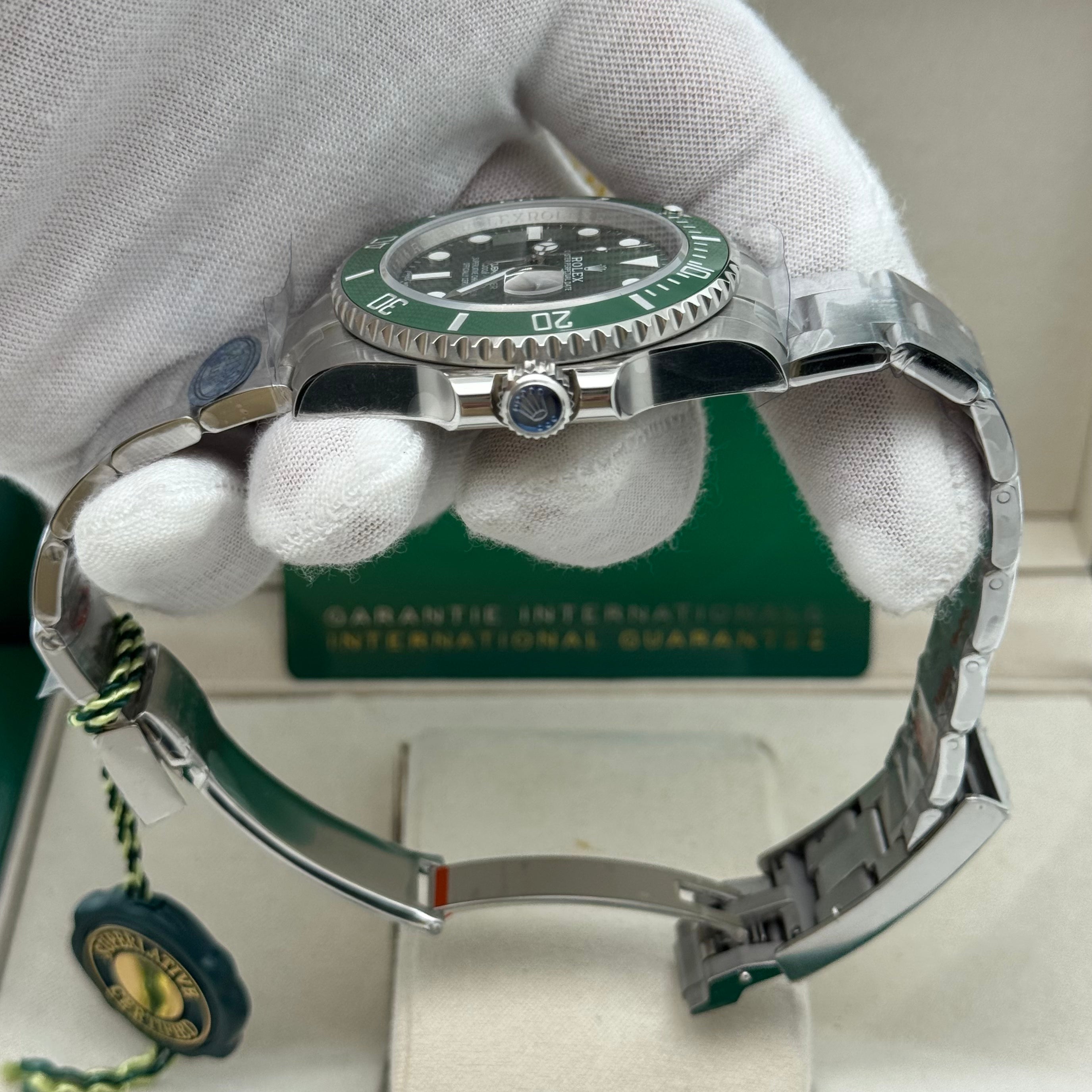 Rolex Submarine Date 40mm Steel ceramic Green Dial