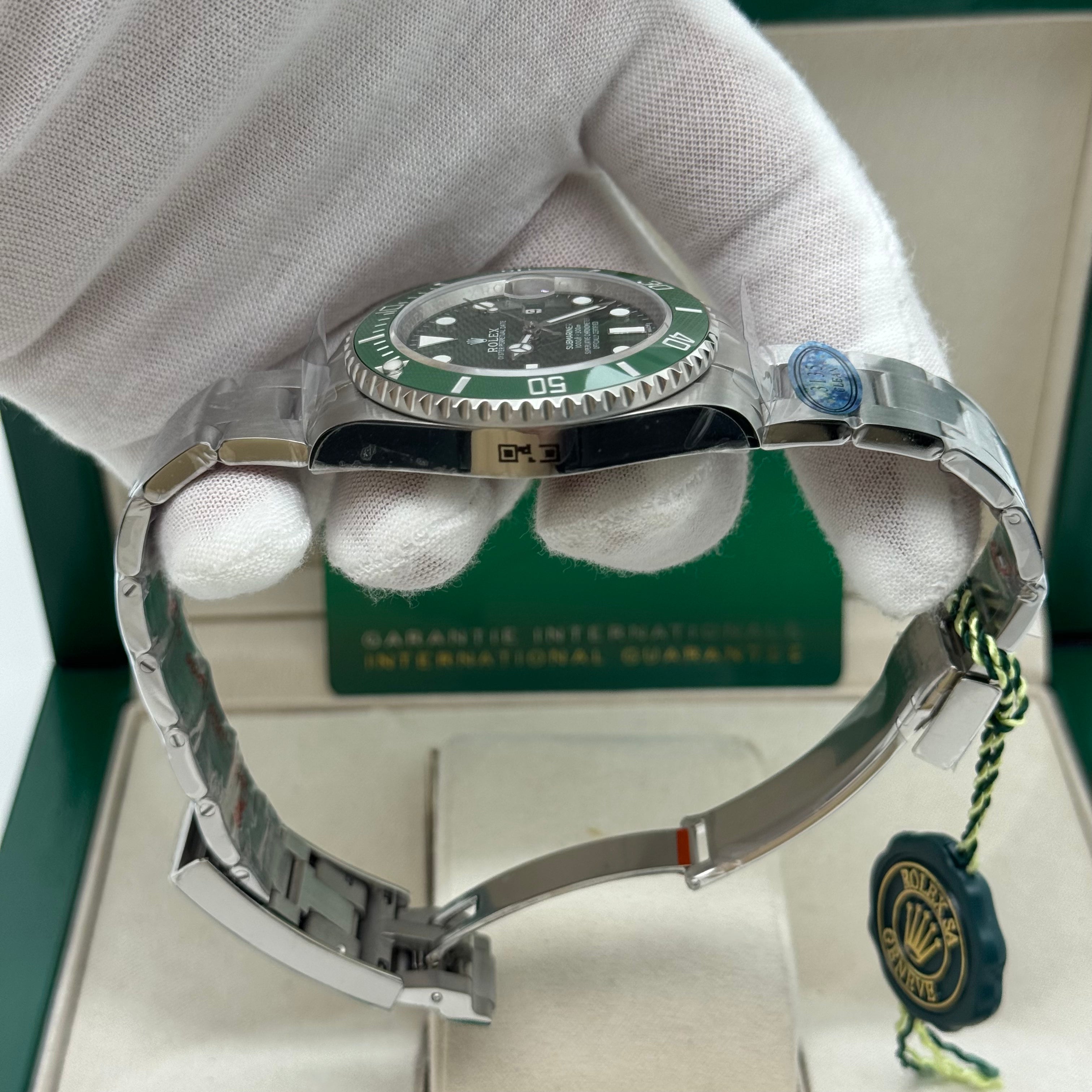 Rolex Submarine Date 40mm Steel ceramic Green Dial