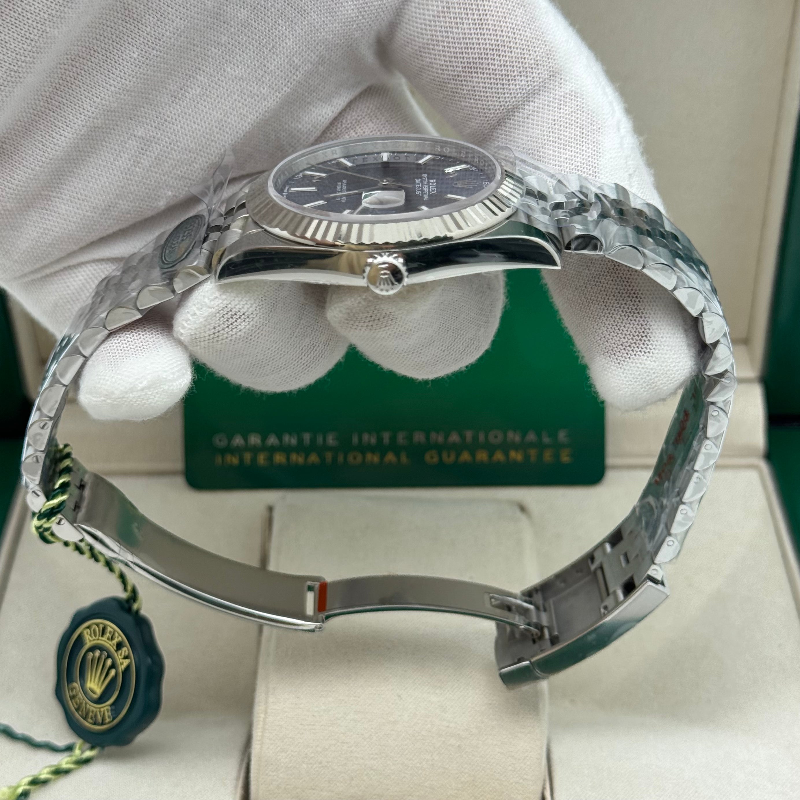 Rolex datejust NEW Swiss Clone Blue Dial Stainless Steel 41MM